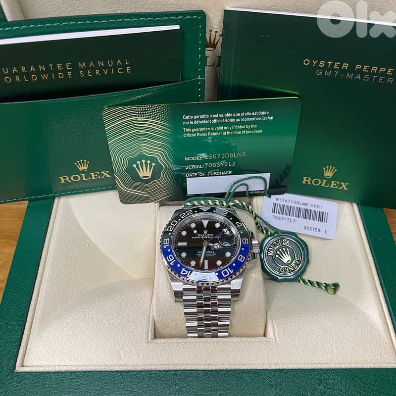 Rolex gmt master 2 batgirl super clone 1:1 1