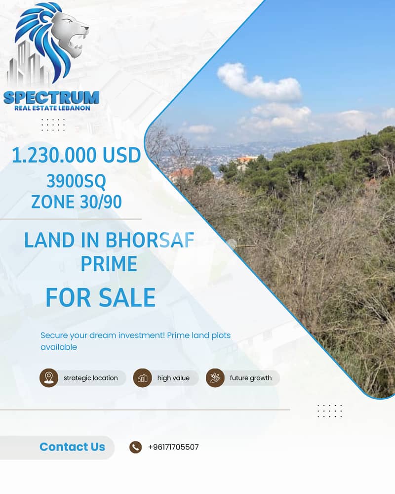 3900Sq | ZONE 30/90 | LAND IN BHORSAF | OPEN VIEW, (BK-157) 0