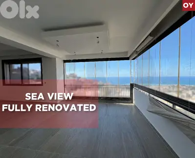 parking, sea and mountain view, renovated, Mtayleb/مطيلب REF#OY133686