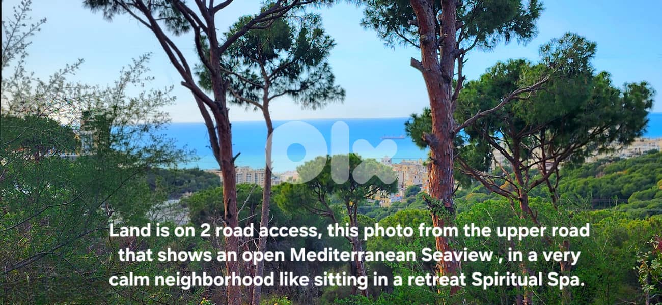 Land for sale in Rabieh/ Seaview 0