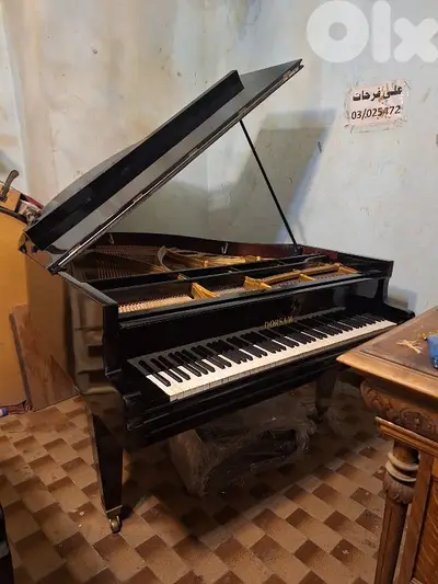 piano baby grand glossy black coloured tuning warranty