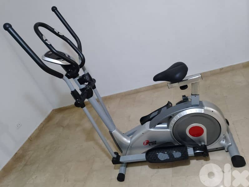 For sale, Magnetic two-in-one elliptical & exercise trainer machine 0