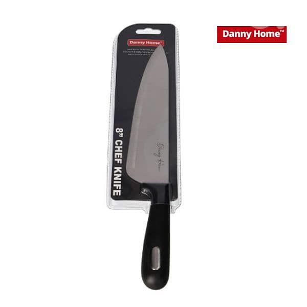 danny home 8" stainless steel chef knife 0