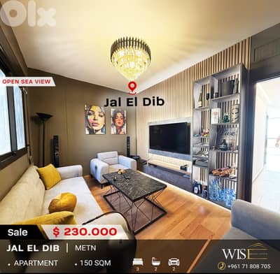 150 SQM Apartment for SALE in Jal El Dib!