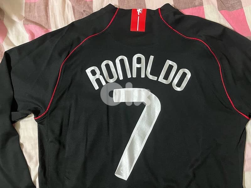manchester united 2008 third black nike jersey ronaldo 7 2