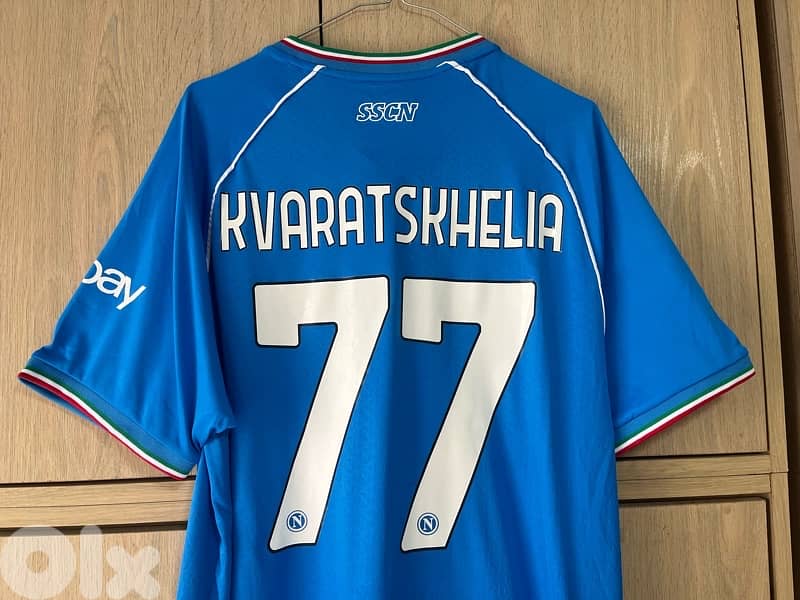 Napoli kvaratakhelia 77 scudetto EA7 kit 0