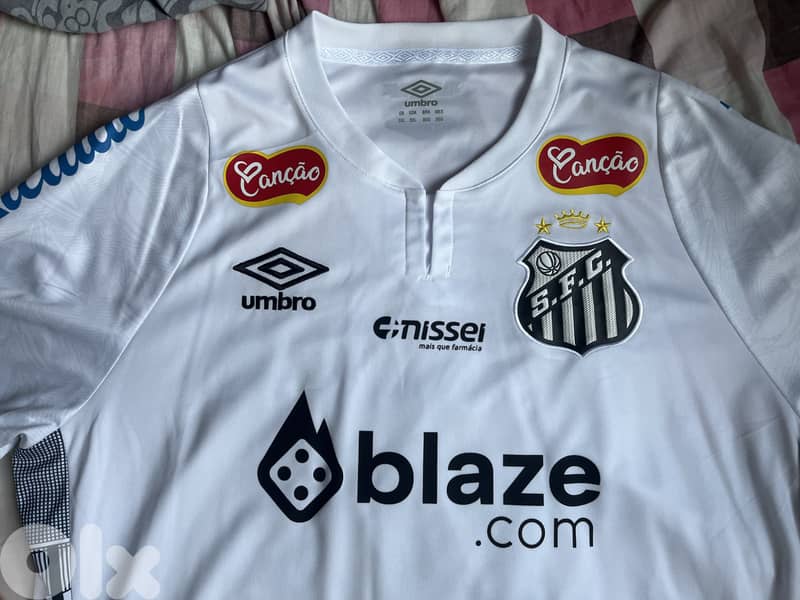 santos neymar jr 2024 umbro home historic kit 1