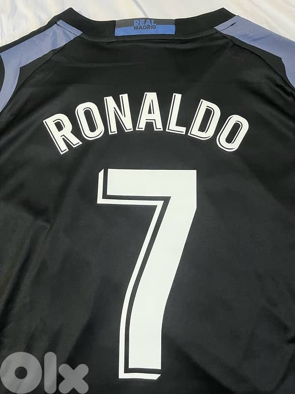 Real Madrid ronaldo 7 2017 away adidas shirt 2
