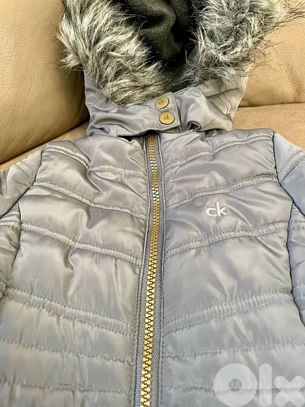 calvin klein coat girl jacket 1