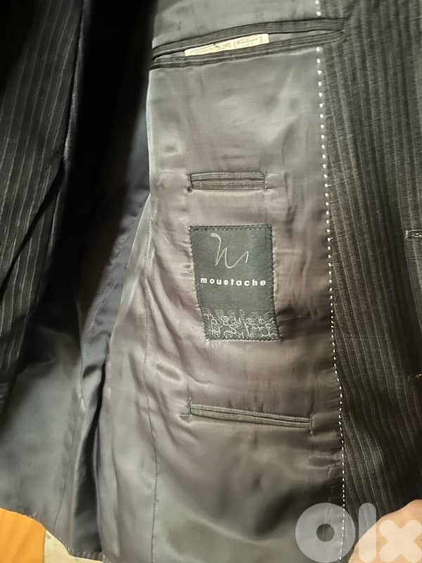 moustache suit ( blazer +with pant barely use 2