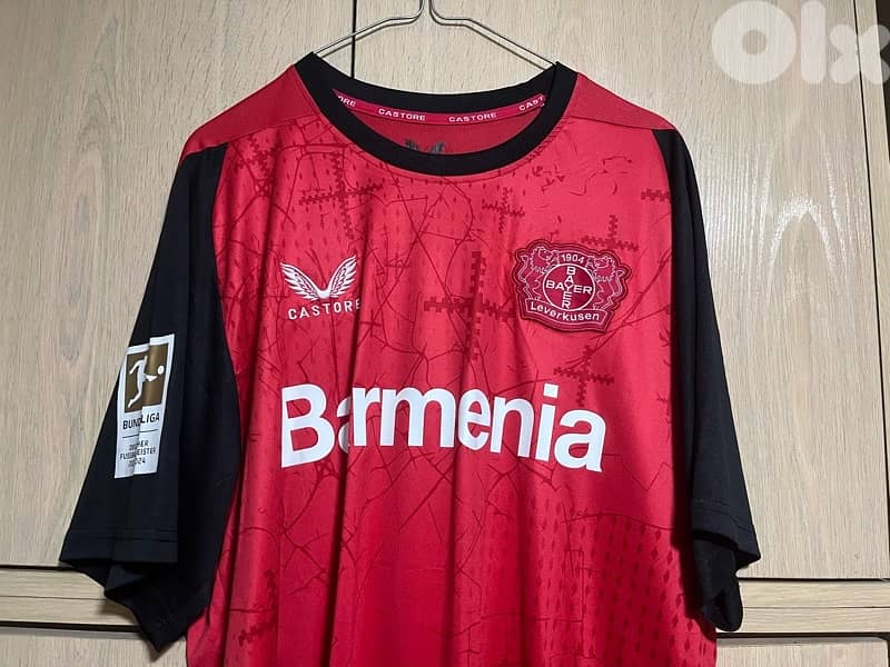 Bayern Leverkusen Alonso 14 golden bundesliga jersey 2