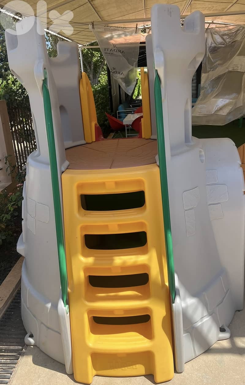 kids slide for playgrounds indoor outdoor castle shape 2