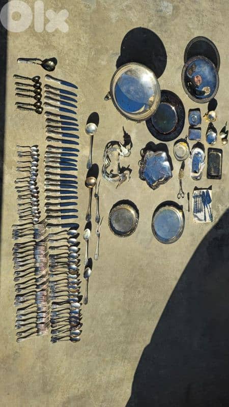 Silver plated Cultery اواني فضة $400 0
