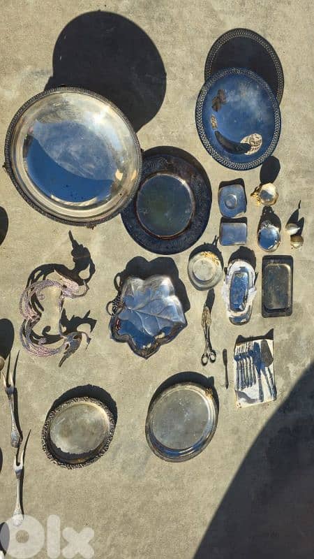 Silver plated Cultery اواني فضة $400 1