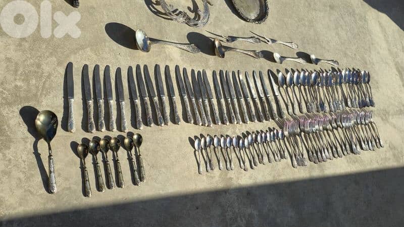 Silver plated Cultery اواني فضة $400 2