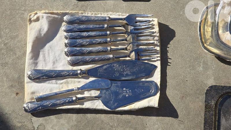 Silver plated Cultery اواني فضة $400 3