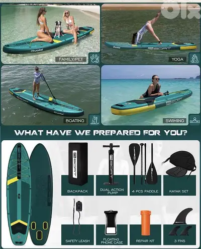 SUP board paddle board new paddle boat surfing board حسكة