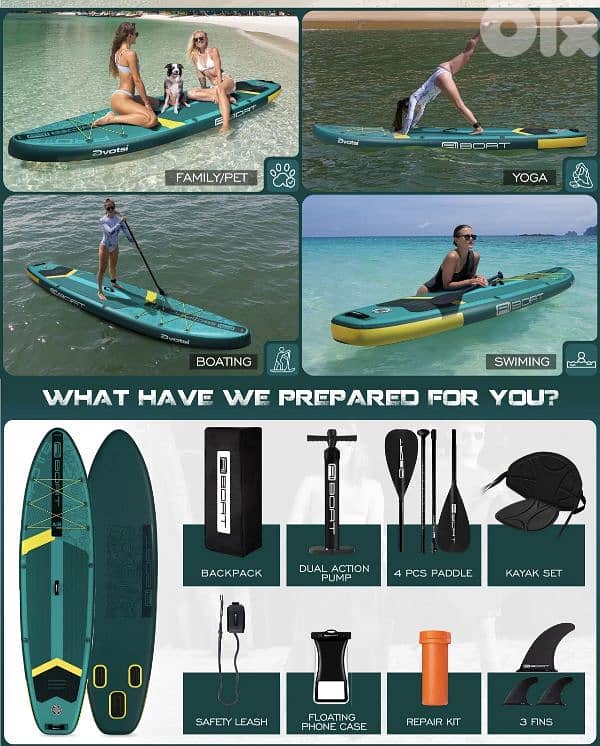 SUP board paddle board new paddle boat surfing board حسكة 0