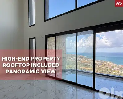 panoramic view, private parking, roof, Balamand/البلمند REF#AS133690