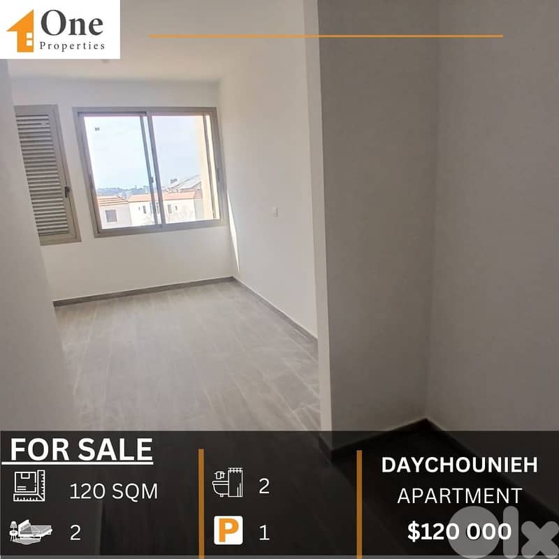APARTMENT FOR SALE IN DAYCHOUNIEH 0