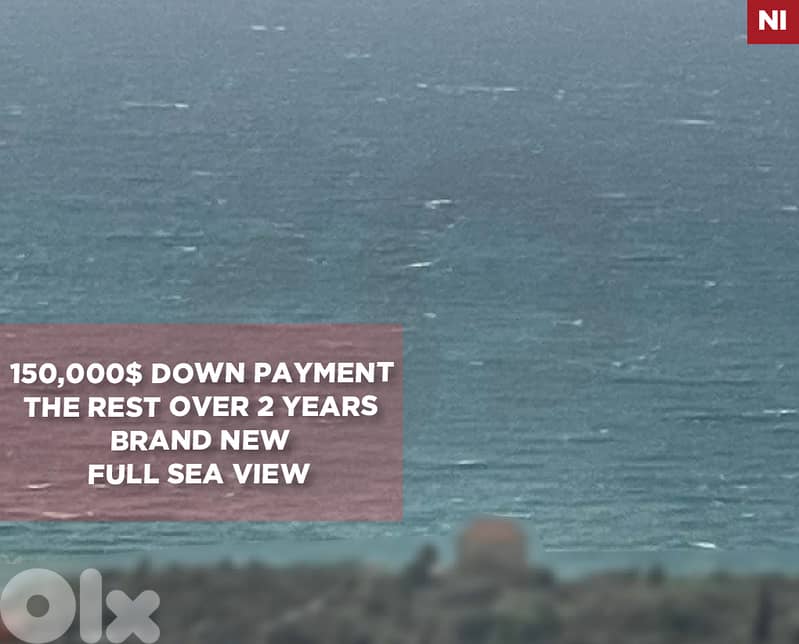 terrace, sea view, elevator, 2 parking, Jbeil Town/جبيل REF#NI133710 0