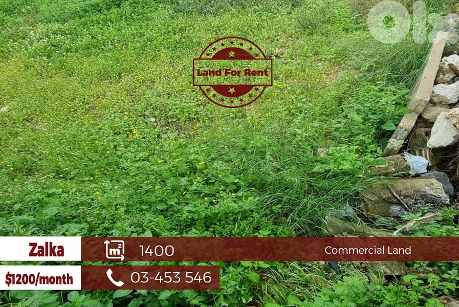 Zalka 1400m2 | Commercial Land | Perfect Investment Opportunity | WI | 0