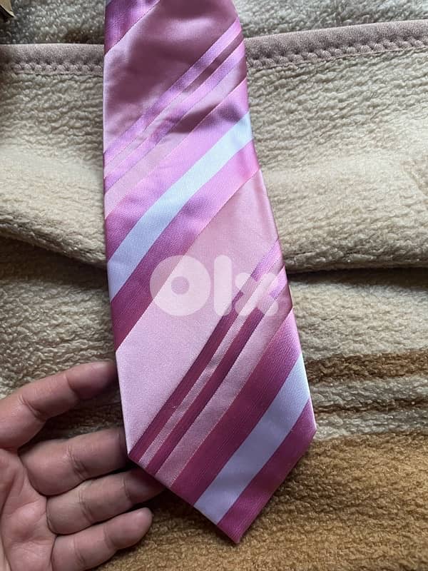 Ermenegildo zegna special pink tie cravate for 10 USD 1
