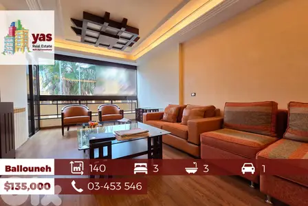 Ballouneh 140m2 | Upgraded | Decorated | View | Catch |