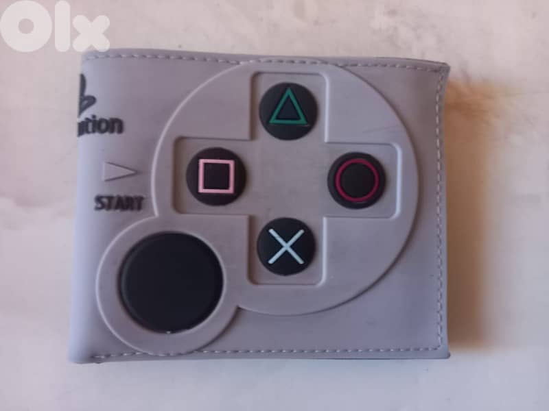 Playstation Gamepad  Style leather Wallet unused 1