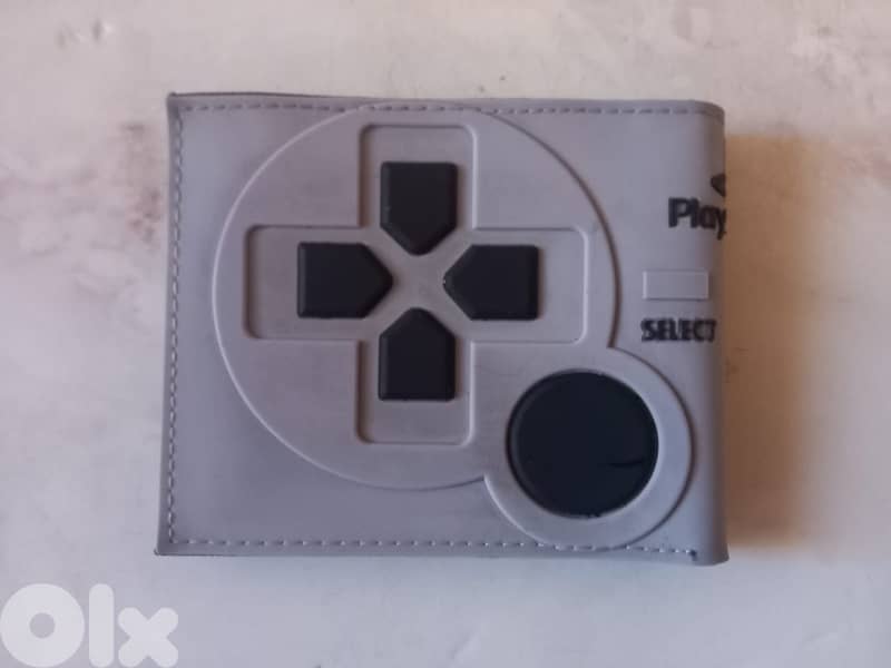 Playstation Gamepad  Style leather Wallet unused 2