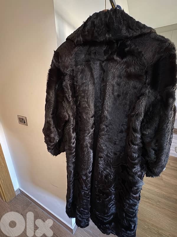 Vintage German Real Fur Coat – Pelzhaus Scholz Hamburg- long coat 0