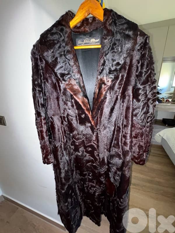 Vintage German Real Fur Coat – Pelzhaus Scholz Hamburg- long coat 1