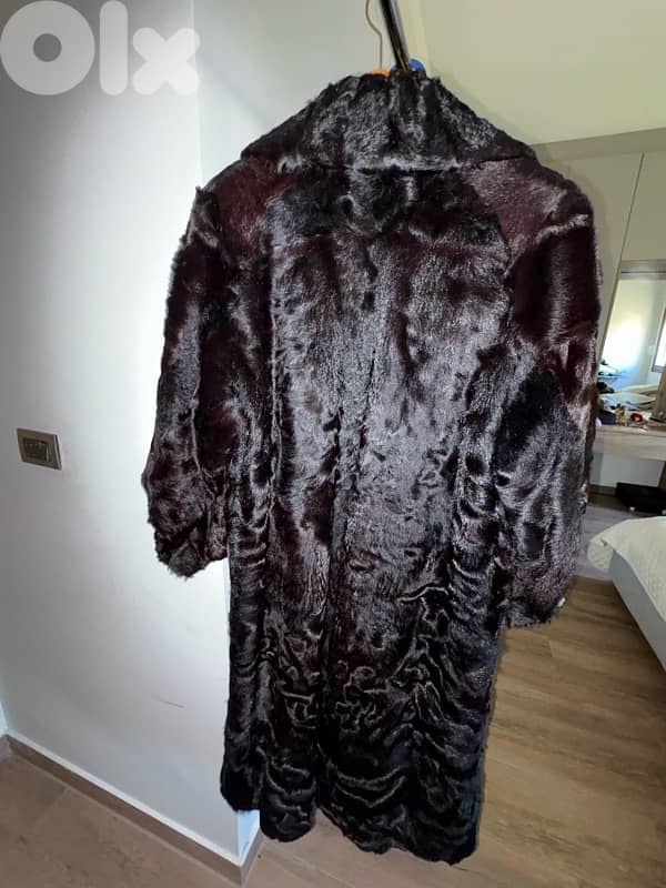 Vintage German Real Fur Coat – Pelzhaus Scholz Hamburg- long coat 2