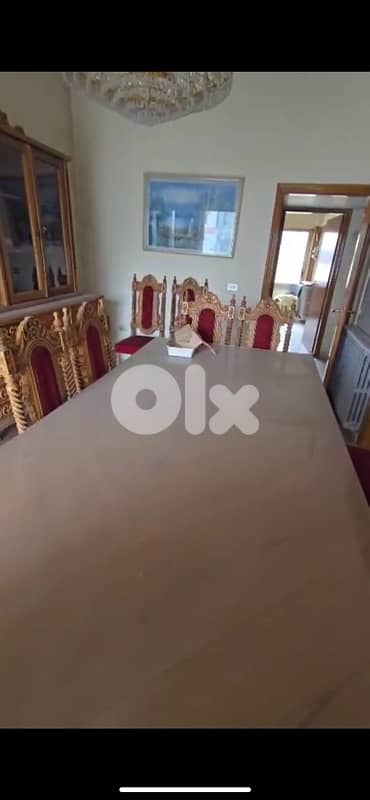 Full Antique Solid Wood Dining Room 0