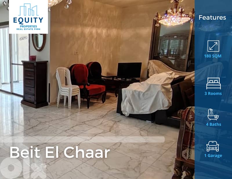 Furnished 180 SQM Apartment For Rent In Beit El Chaar #MH21631 0