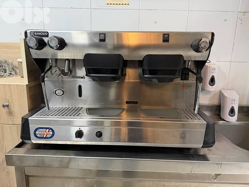 Rancilio Classe 5 2-group espresso machine in very good condition 0
