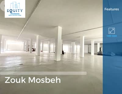 1080 SQM Warehouse For Rent In Zouk Mosbeh Prime Location #RK21925