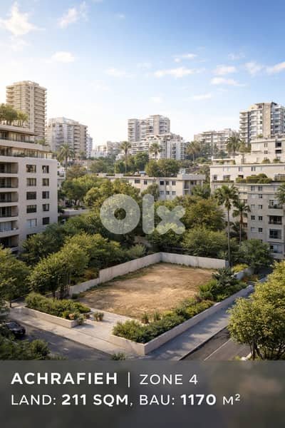 Land for Sale – Achrafieh (Zone 4) أرض للبيع - الأشرفية