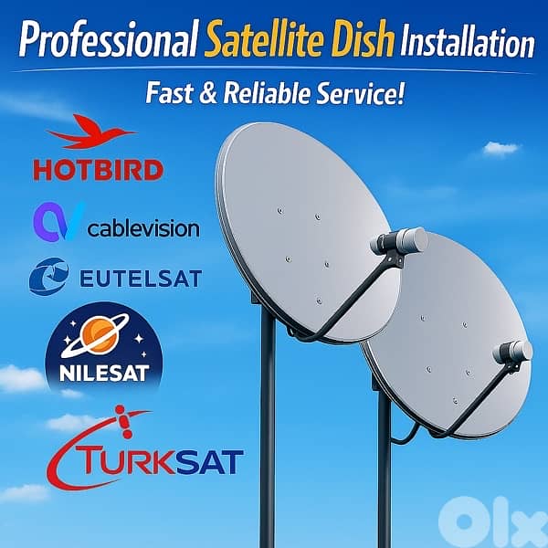 Satellite dish installation 1