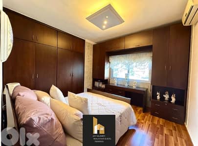 Apartment for sale in Sahel Alma Sea View fully Decorated/ساحل علما