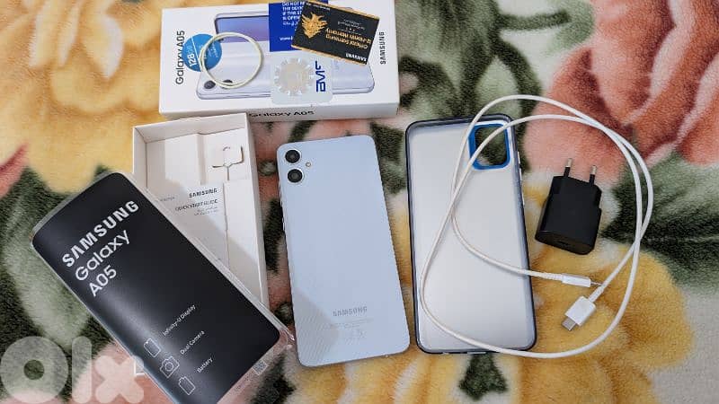 Samsung A05 White used like new for sale $85 0