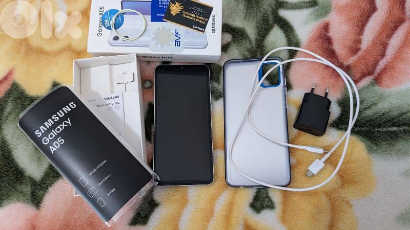 Samsung A05 White used like new for sale $85 1