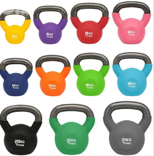 Kettlebells new rubber coated 0