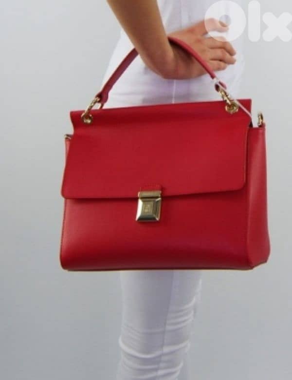 Bag duffle bag Patrizia Pepe matt red 0