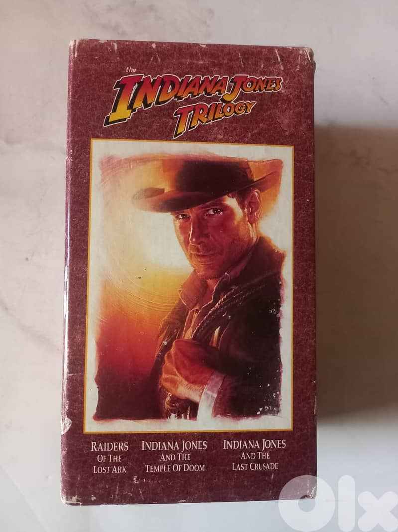 Indiana Jones Trilogy Collectors Edition Set VHS 1989 Harrison Ford 2
