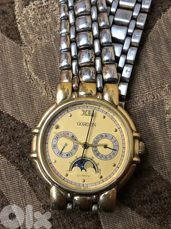 GORDON & SPACELINE OLD YEARS 1950 She has a beautiful past Swisswatch 0