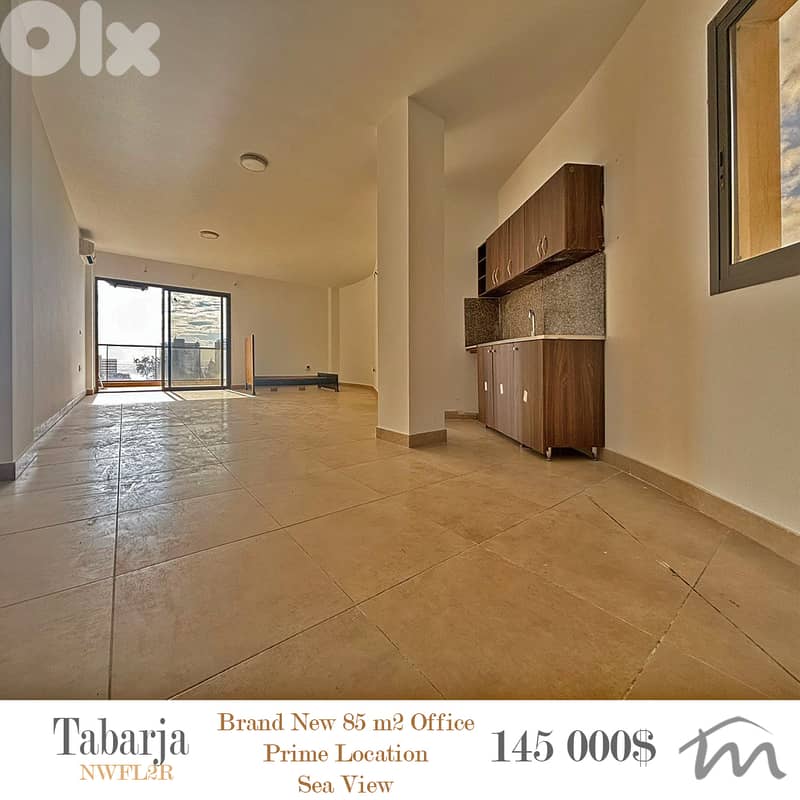 Tabarja | New Building | 85m² Office-Clinic | Prime Investment | View 0