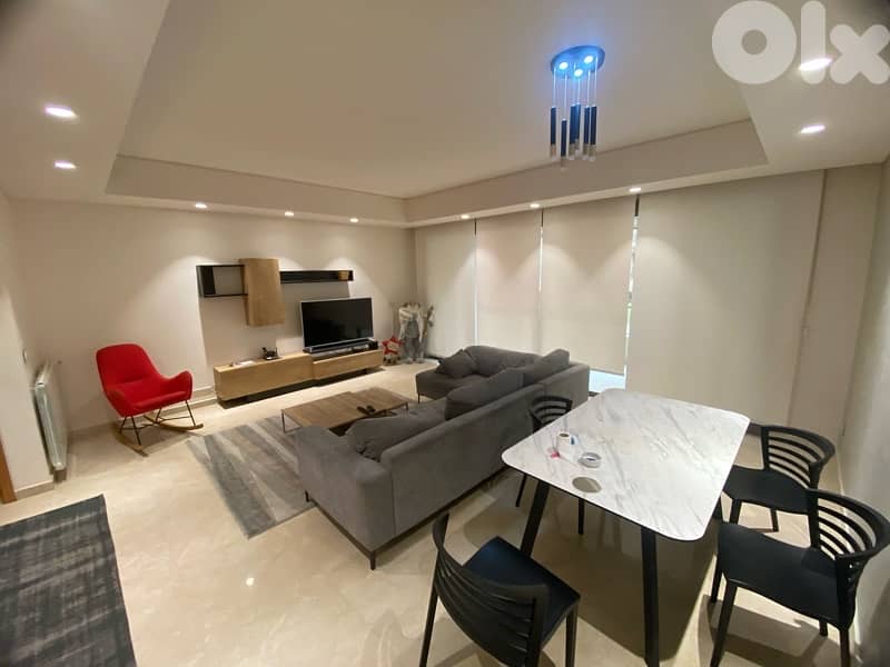 fully furnished 2 bedrooms apartment for rent waterfront city dbayeh 0