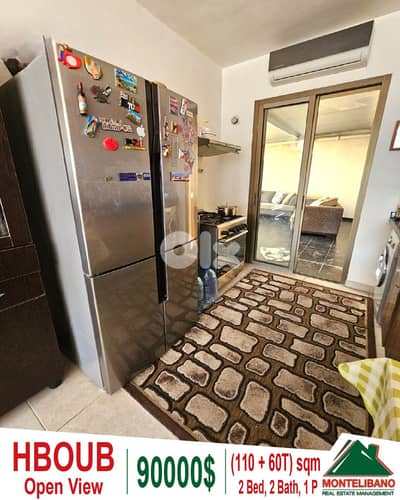 110 sqm Apartment For Sale in Hboub حبوب with 60 sqm Terrace