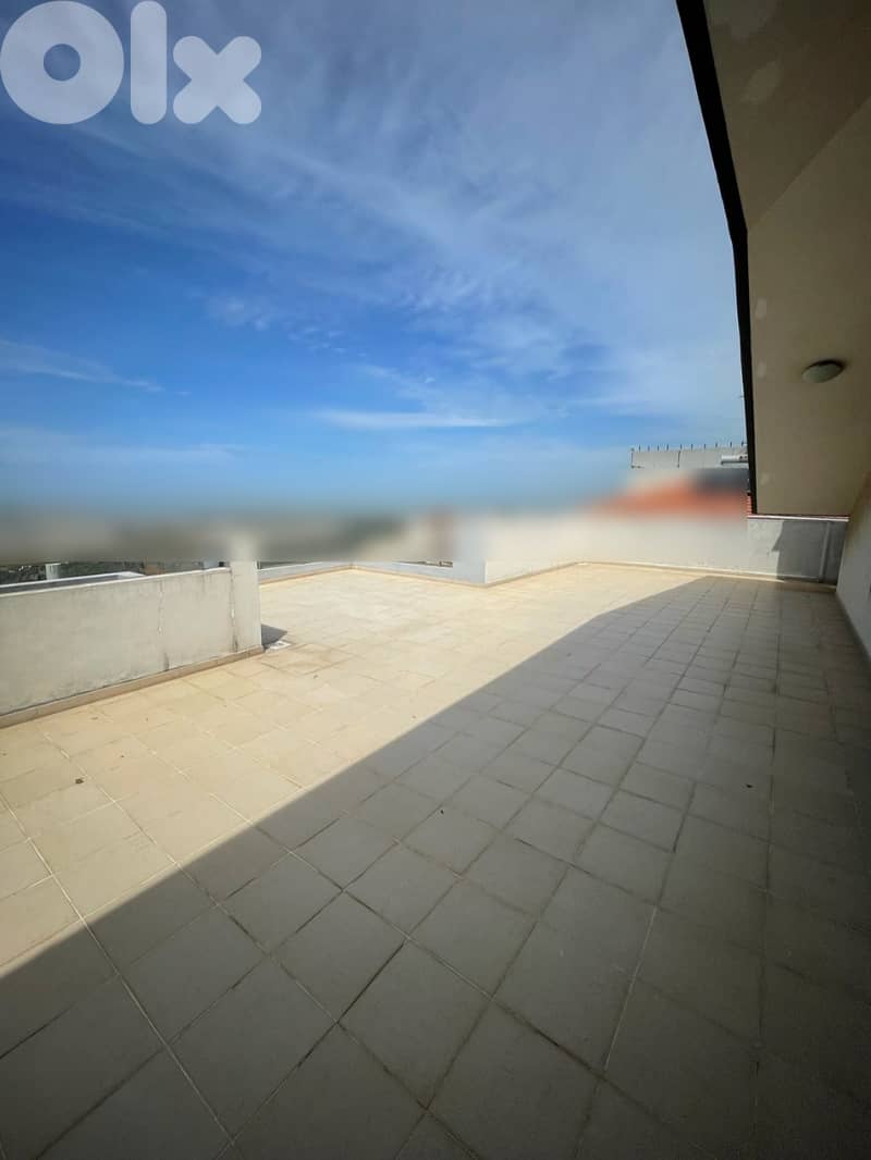 3 BEDROOMS | FURNISHED | TERRACE | OPEN VIEW | MANSOURIEH, (MANR-228) 0
